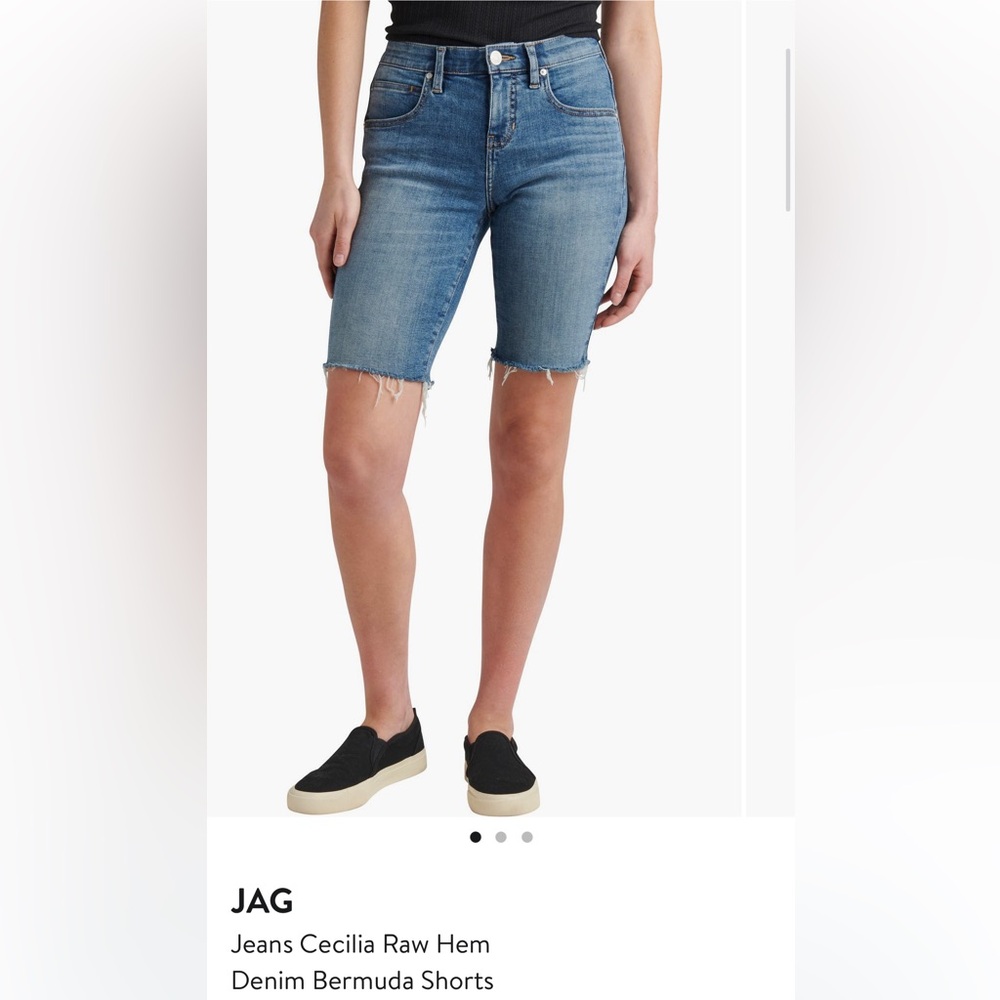 JAG Jeans Cecilia Raw Hem Demim Bermuda shorts